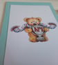 Birthday card and gift tag. Father's day card. Any occasion card. Ref 450 - Image 3