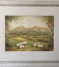 Malvern from the Old Hills . Original watercolour painting 