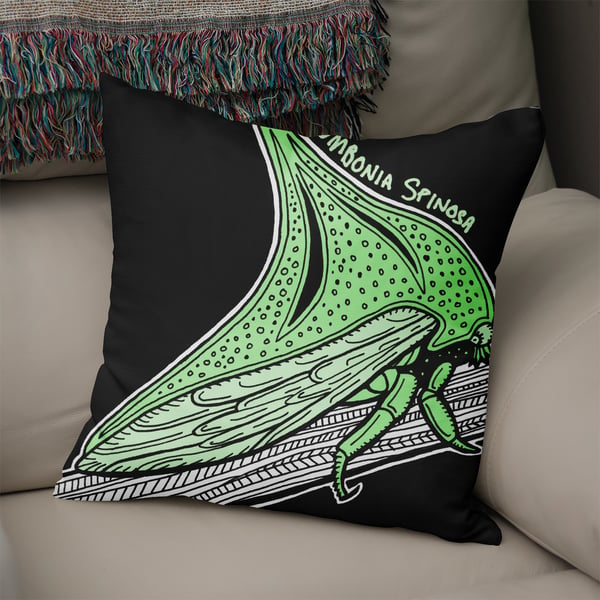 Umbonia - Illustrated Insect Cushion