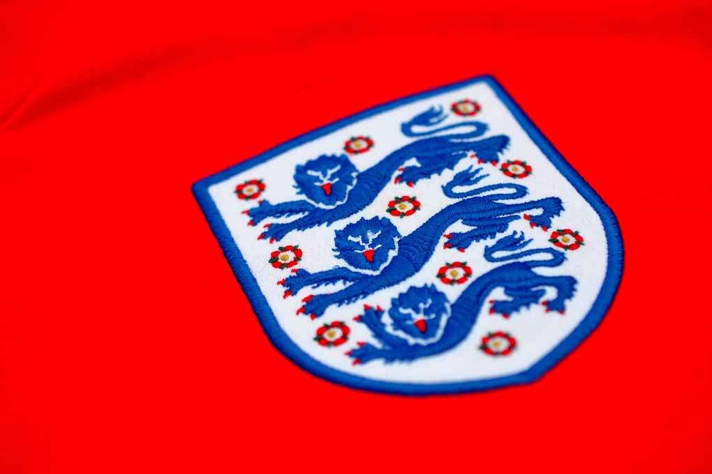 England Three Lions Football Shirt Badge Photograph Print
