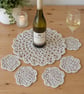 Mandala Doily Placemat & Coasters