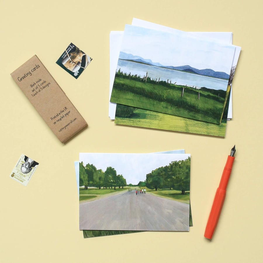 Limited edition landscape notecards - set of 5