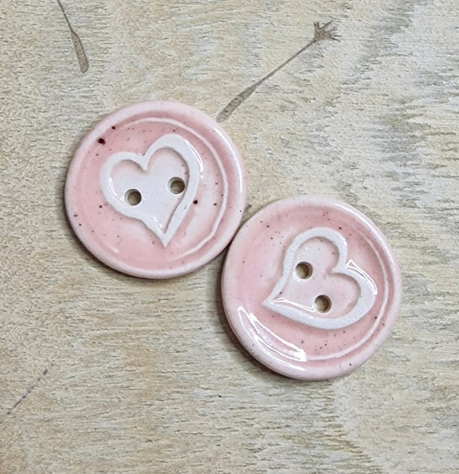 Handmade Ceramic Buttons. Sold individually 