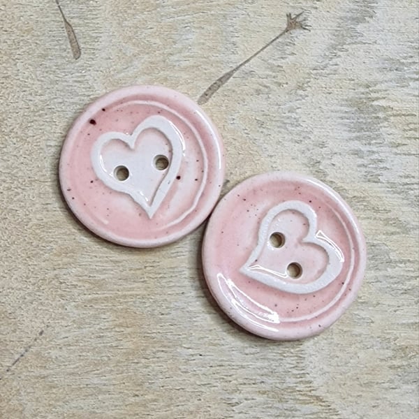 Handmade Ceramic Buttons. Sold individually 