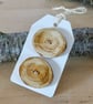 Rustic Cherry Wood Buttons - Image 1