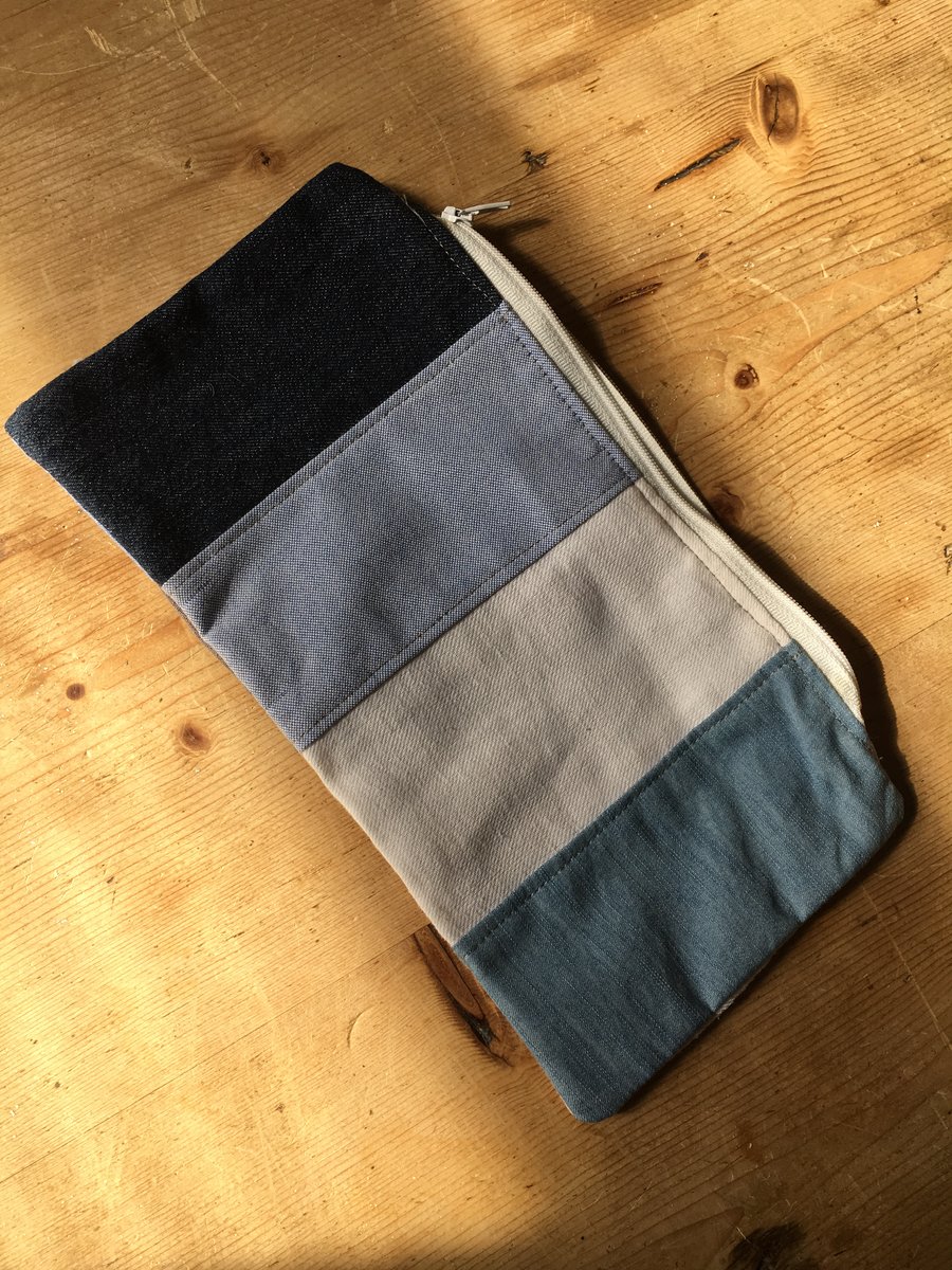 Patchwork zipped pouch (ZP1)