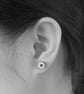 colour pencil ear studs, the hexagon version in candy colours - Image 3