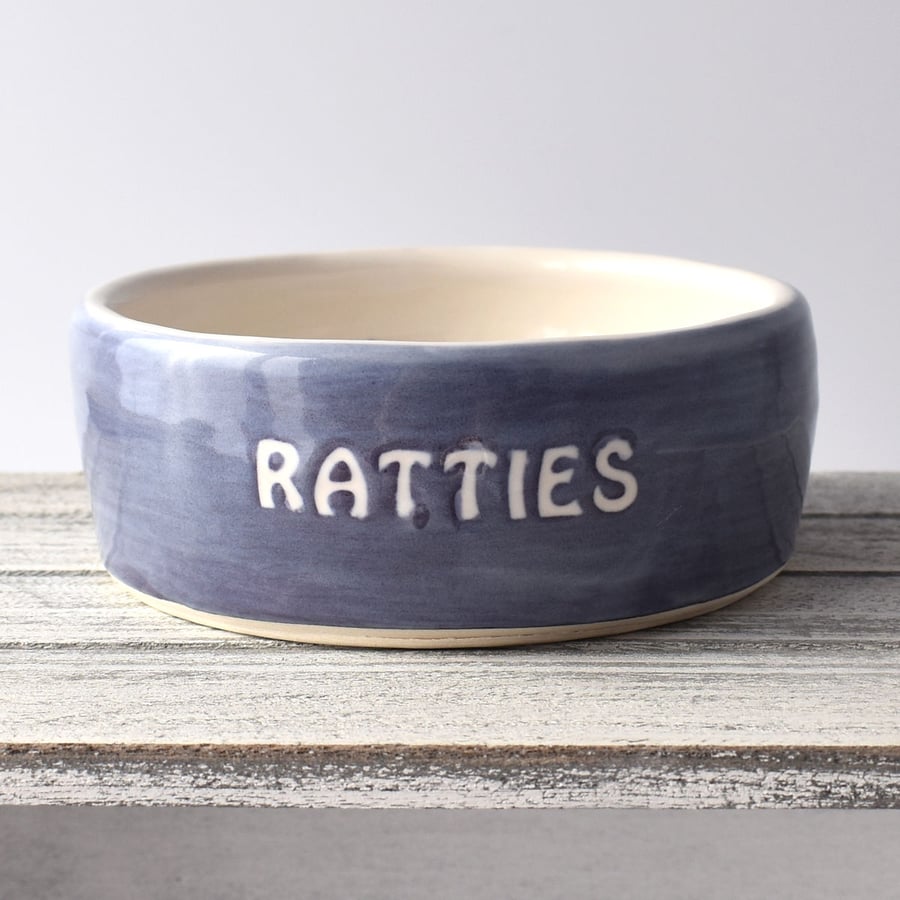 A173 Pet rat bowl RATTIES (UK postage free)
