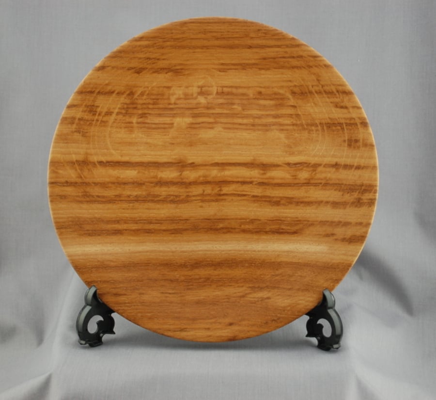 Decorative Platter in Brown Oak