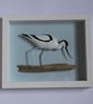 Framed carved avocet - Image 1
