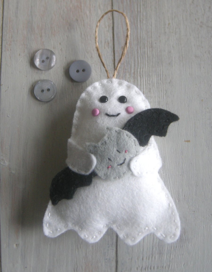 Halloween craft kit sewing kit make a ghost decoration