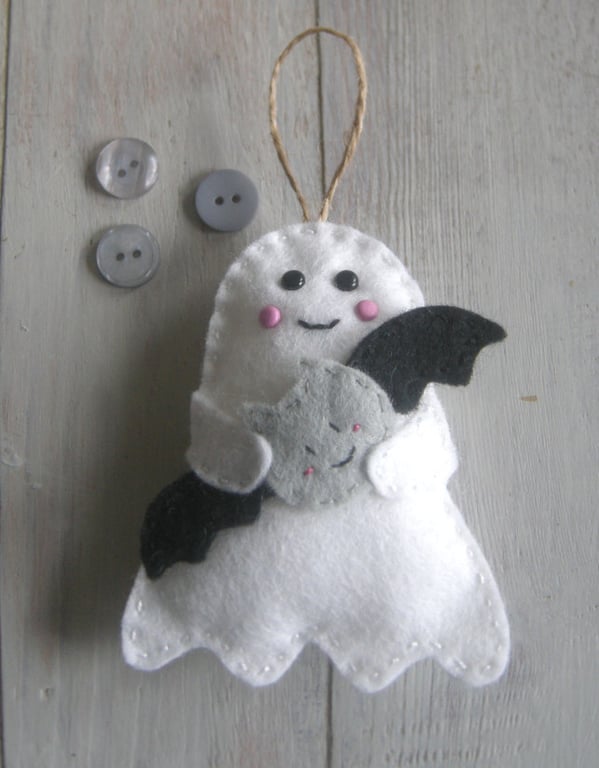 Halloween craft kit sewing kit make a ghost decoration