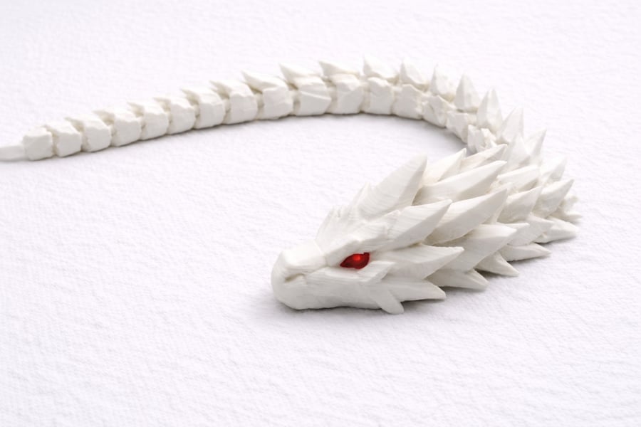 Dragon Type 2 – Handmade 3D Printed Fantasy Sculpture