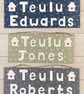 Personalised Hanging Welsh Family Door Sign 