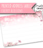 Letter Writing Paper Cherry Blossom Sakura, with self adhesive address labels - Image 5