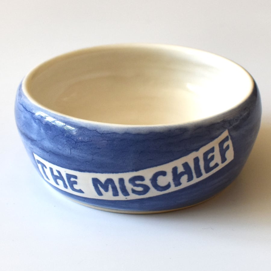 A185 Pet rat bowl THE MISCHIEF (UK postage free)