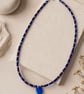 Purple Hematite Teardrop Pendant Necklace