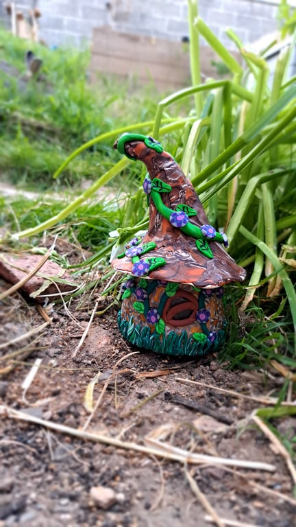 Fairy House, handmade, funky, fun, decorative, colourful, gift, garden