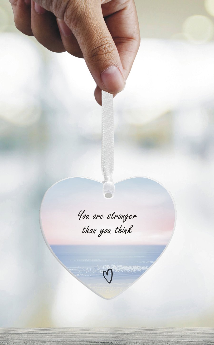 You Are Stronger Than You Think Ceramic Heart Gift - Thinking of You Gift
