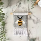 Bee Macrame Wall Hanging – Handmade Nature-Inspired Decor