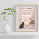 Always My Best Friend – A4 Dog Memorial Print