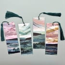 Seascape Bookmark Set 1 with Tassels