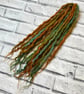 Copper Rust - Wool Dreadlocks - Choose Your Amount and Length 