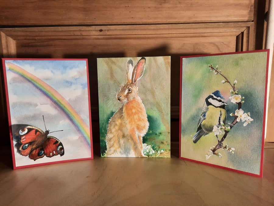 Commission a personalized hand painted card