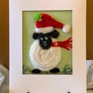 Jolly Sheep Christmas Card