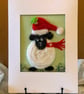 Jolly Sheep Christmas Card