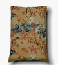 Fuji & Sakura Book Sleeve – Japanese Cotton Book Protector with Coconut Button
