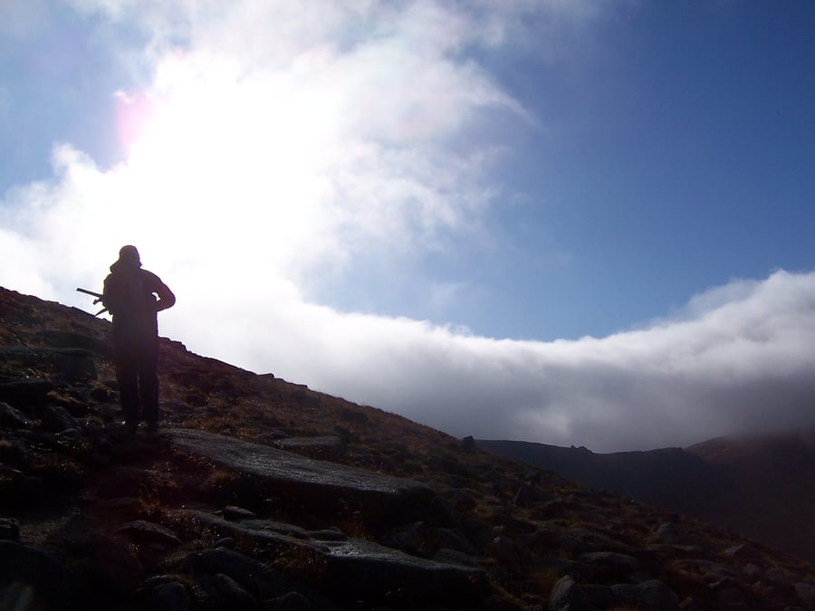 Small Print Scotland 03. Cloud Flare with Model.