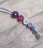 Set of 3 Frosty Button Dangle Christmas Tree Decorations, Christmas Decorations - Image 5