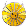 Sun Yellow Suncatcher Stained Glass Handmade Colour Wheel 003
