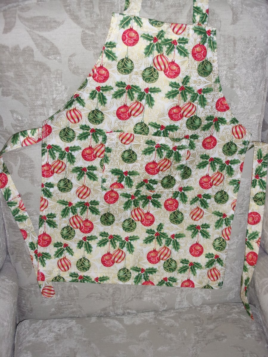 Childs Christmas Apron