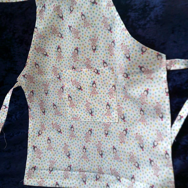 Princess's With Tiny Flowers Childs Apron