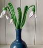 Crochet snowdrops, spring wildflowers, handmade flowers - Image 6