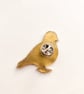 Hand-painted Bird Brooch - Image 4