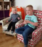 Children's Chair Fryetts Pheasants Fabric Kids Armchair Nursery Bedroom Birds - Image 6