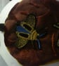Luxury Bees Sleep Mask Gold And Silver Embroidered  Padded  - Image 3