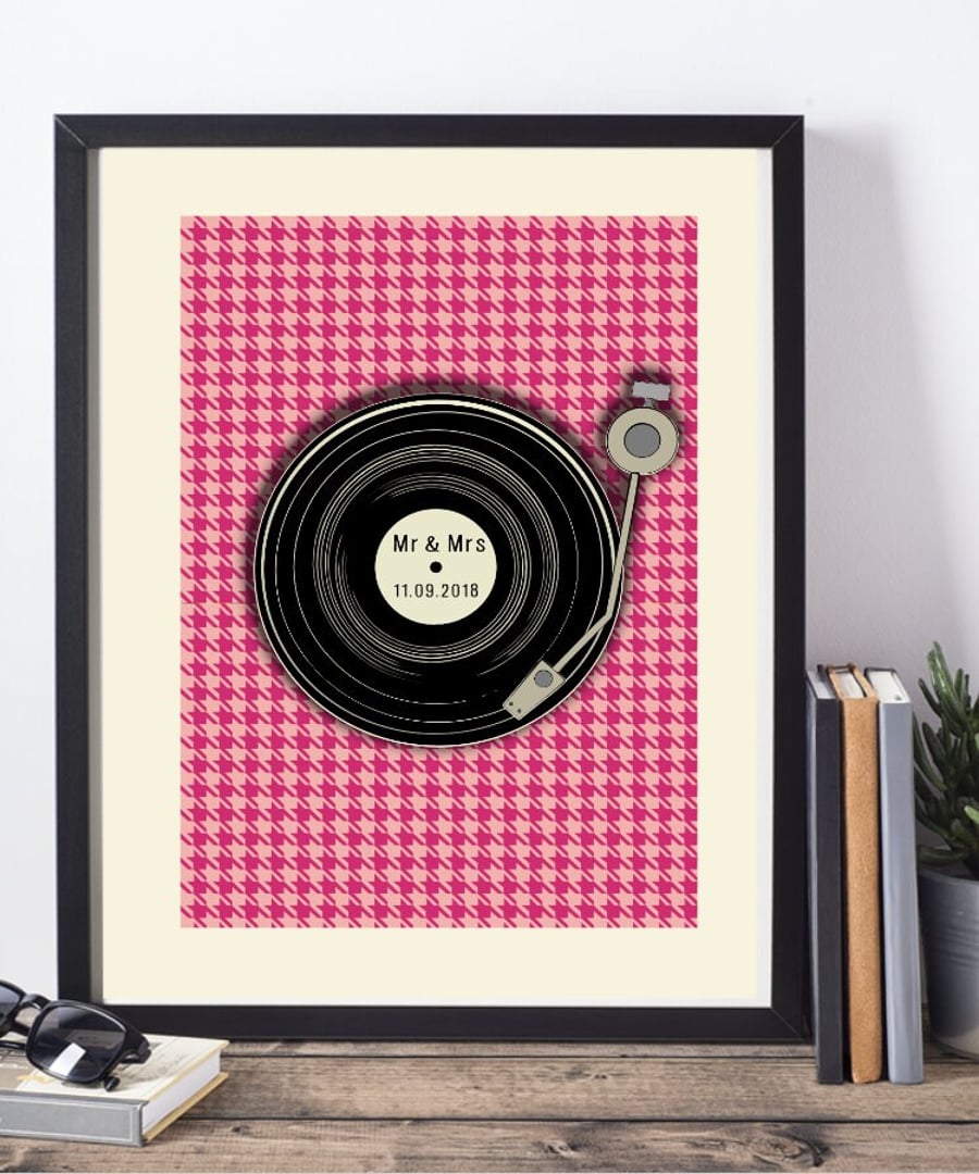 Personalised Soberversary weddinganniversary Print, Customisable Engagement Gift