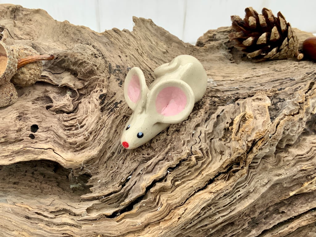 Handmade Ceramic Field Mouse