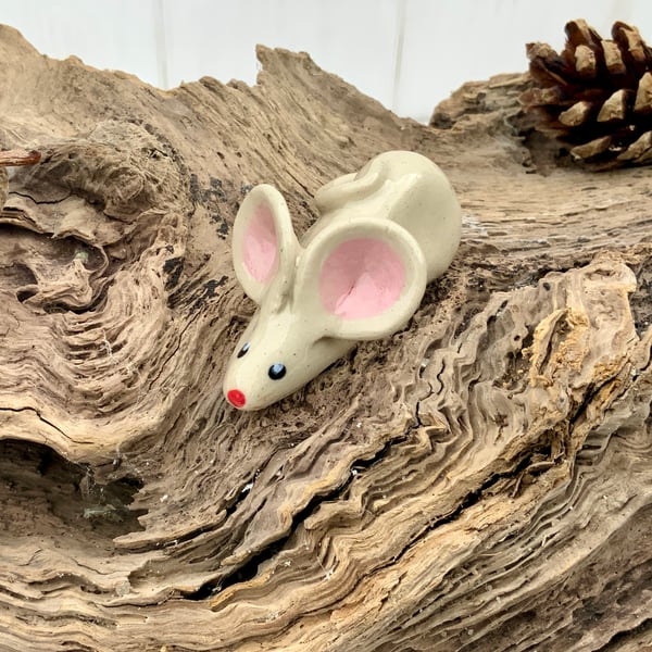 Handmade Ceramic Field Mouse