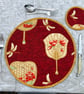 Japanese Fans & Dragonflies:  set of eight placemats, with slipcase - Image 6