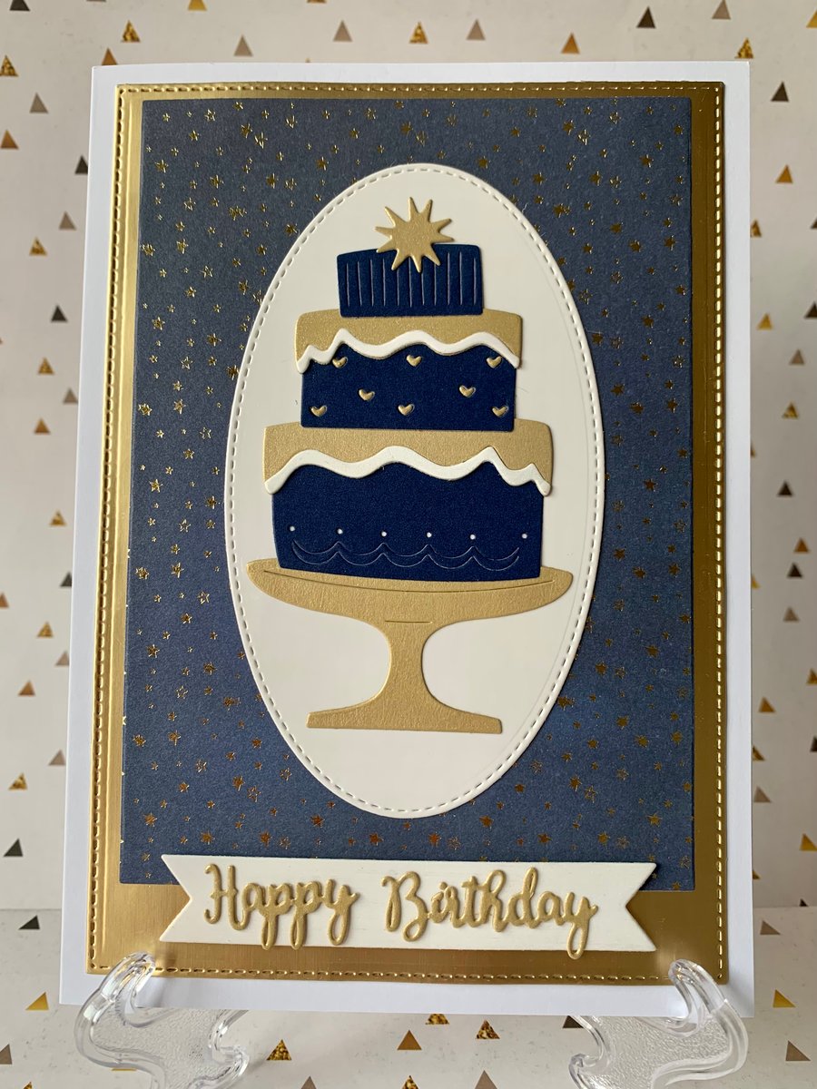 Handmade Birthday Cake Birthday Card