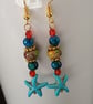 Howlite Starfish Earrings - Image 3