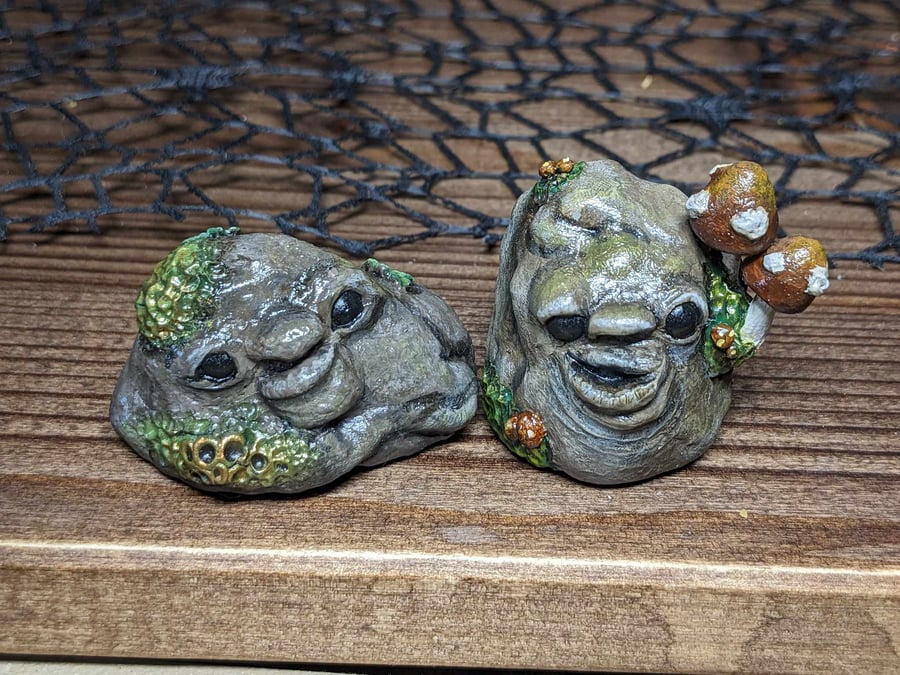 Adorable Decorative Pet Rocks Set Of 2 