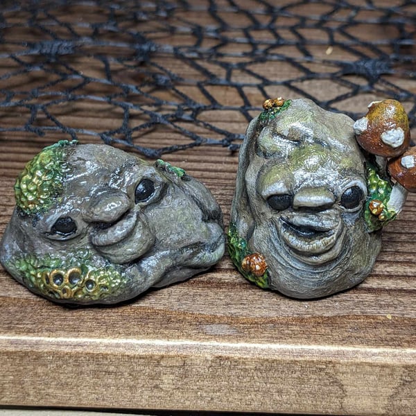 Adorable Decorative Pet Rocks Set Of 2 