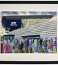 Manchester C. Framed & Unframed Art Print, City Women Football Club FC, Gift - Image 5