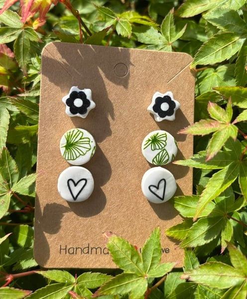 Assorted Pretty Stud Earrings